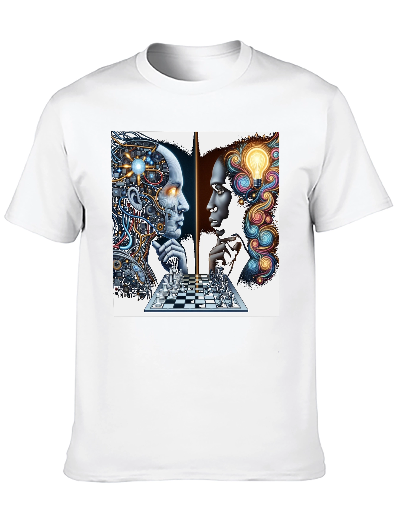 Mind vs. Machine Chess Game Tee