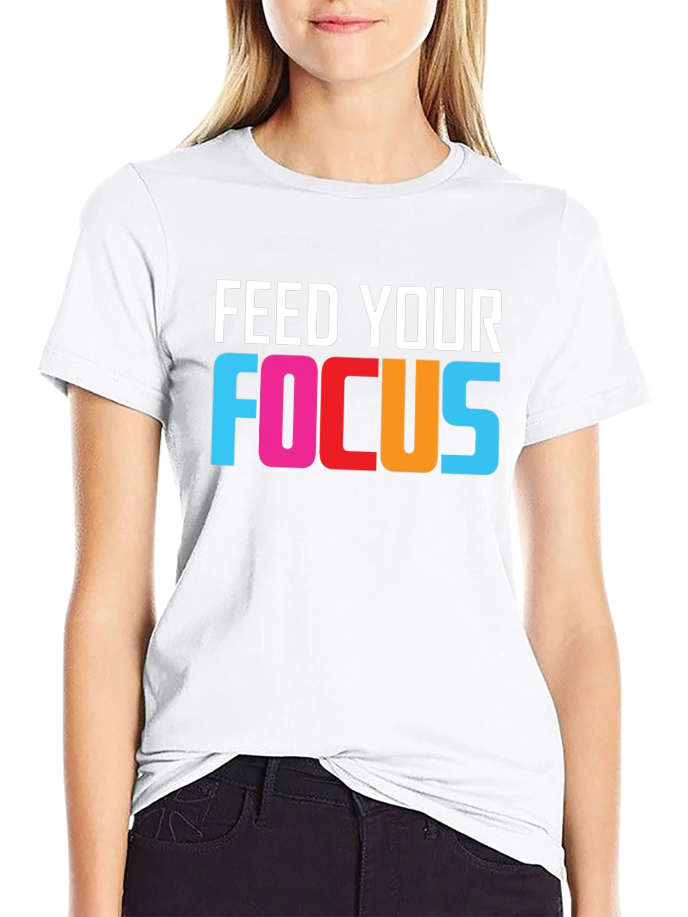 Feed Your Focus Graphic Tee - Motivational T-Shirt