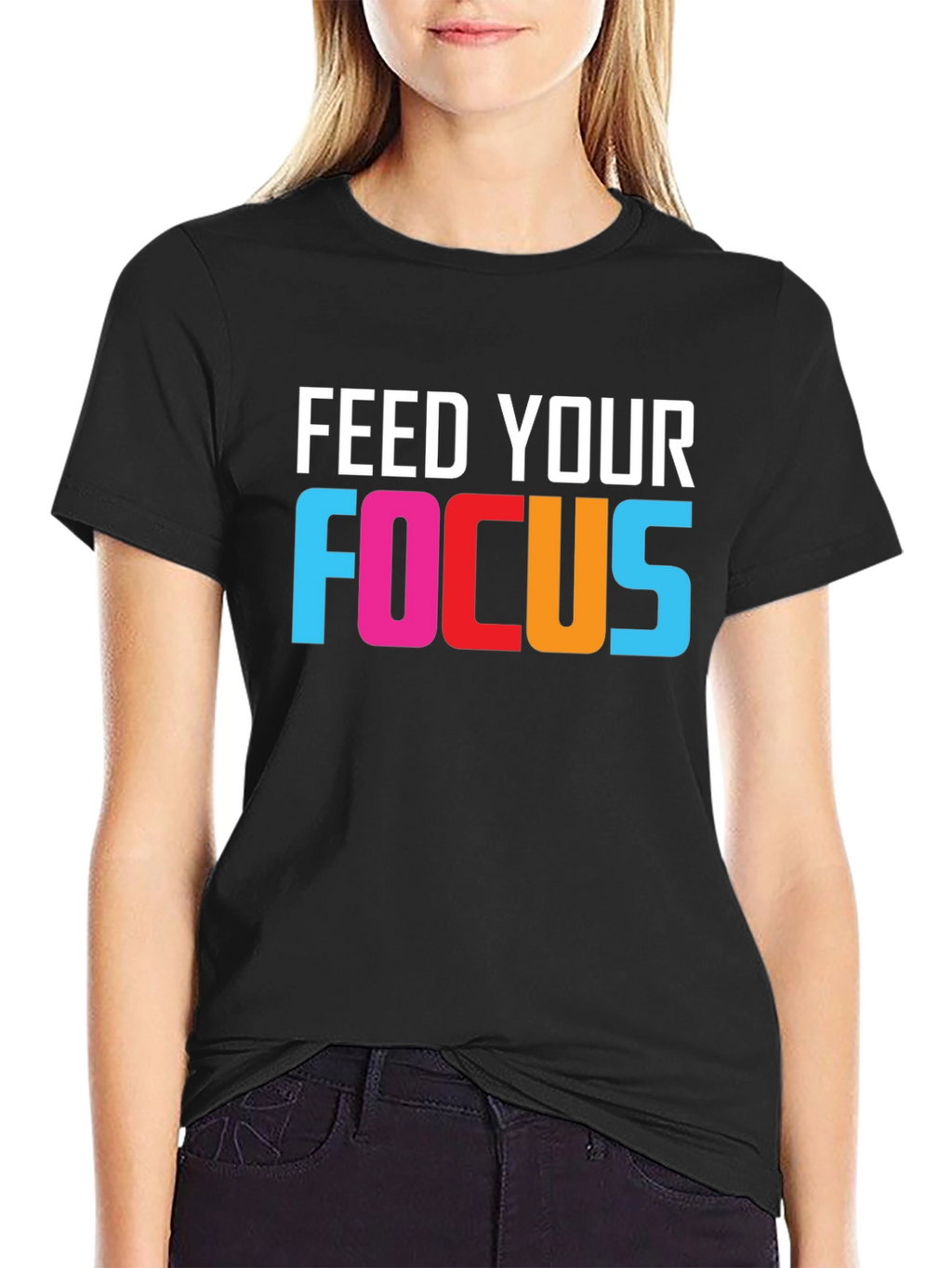 Feed Your Focus Graphic Tee - Motivational T-Shirt