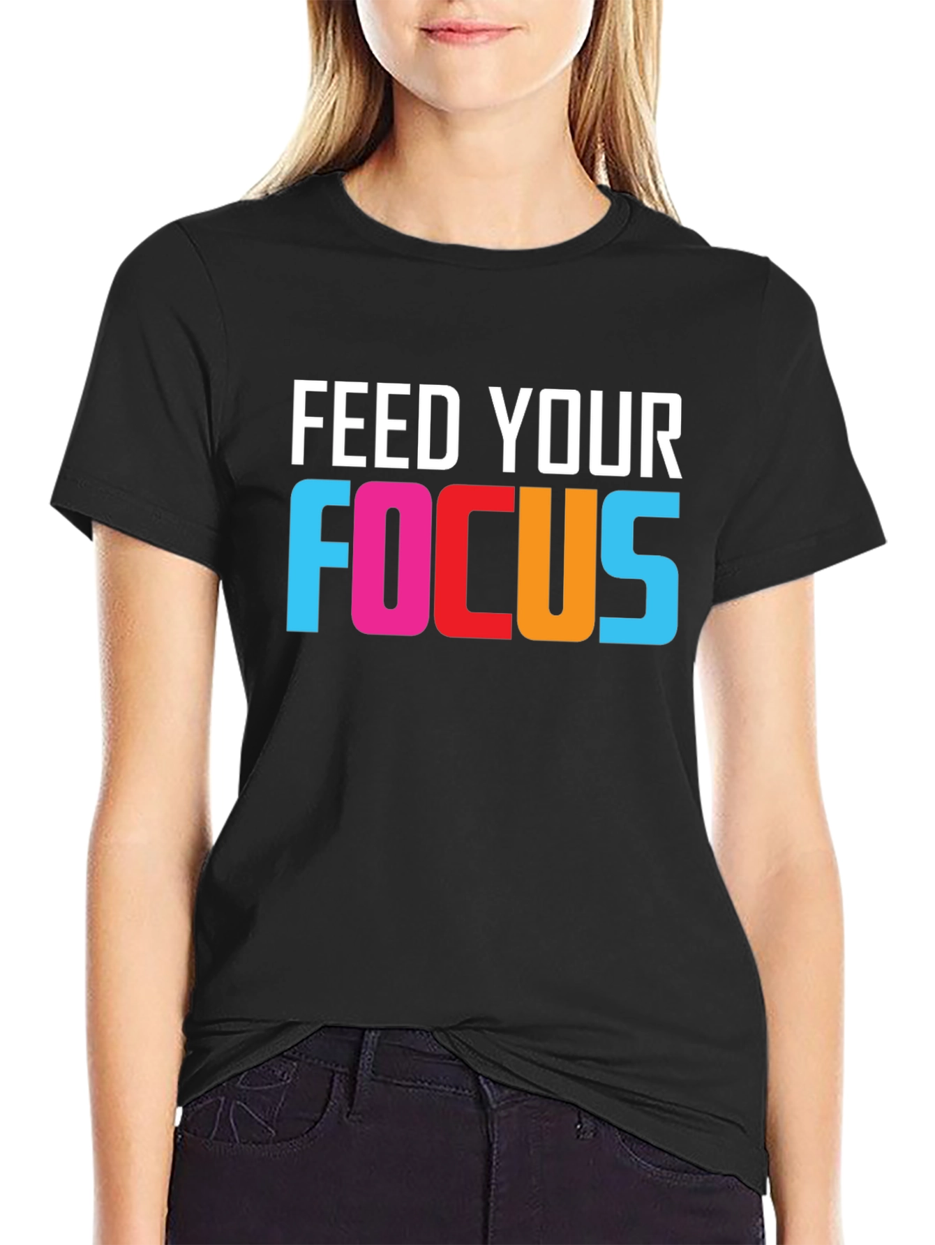 Feed Your Focus Graphic Tee - Motivational T-Shirt