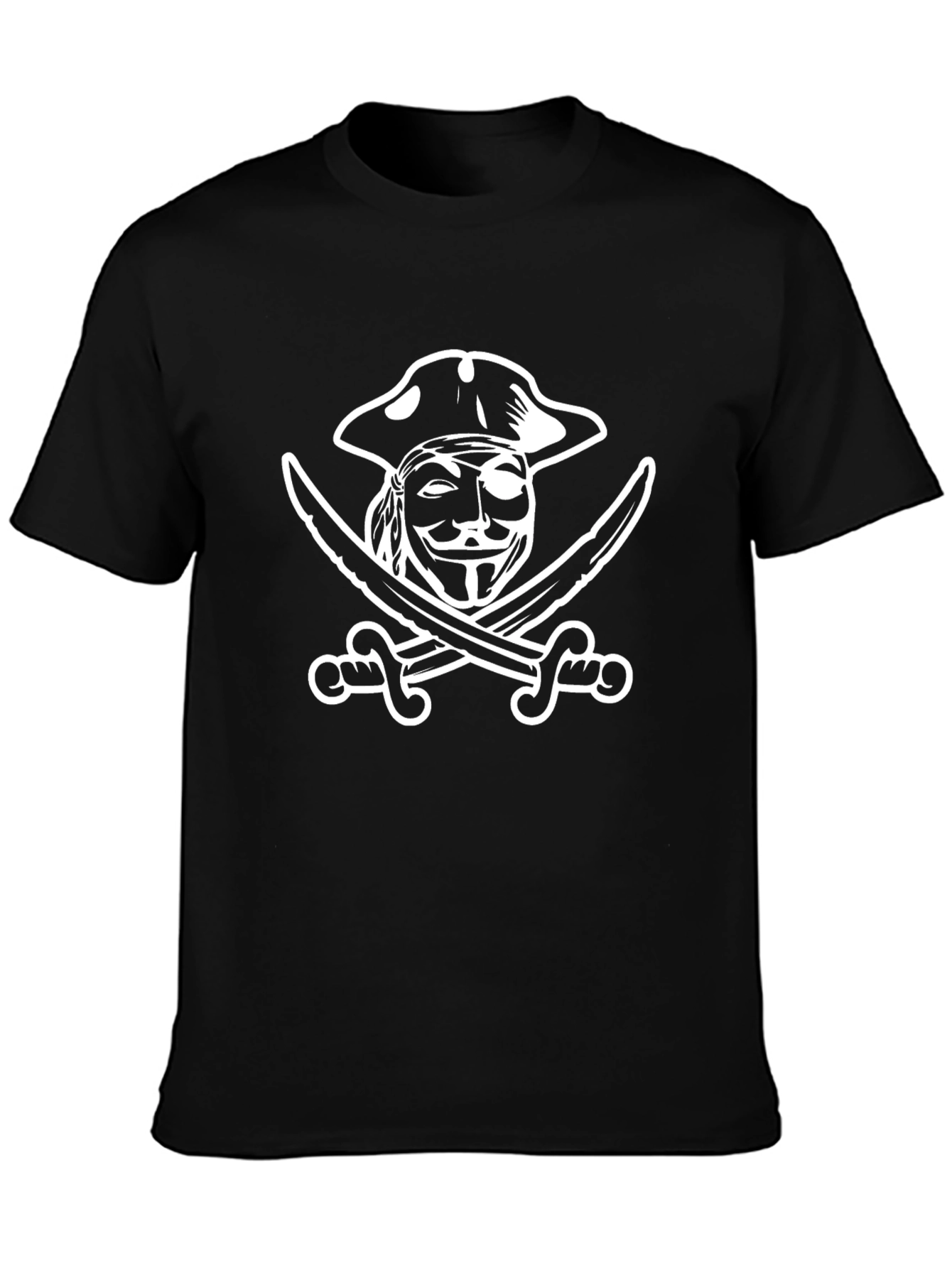 Pirate Anonymous T-Shirt - Black Graphic Tee
