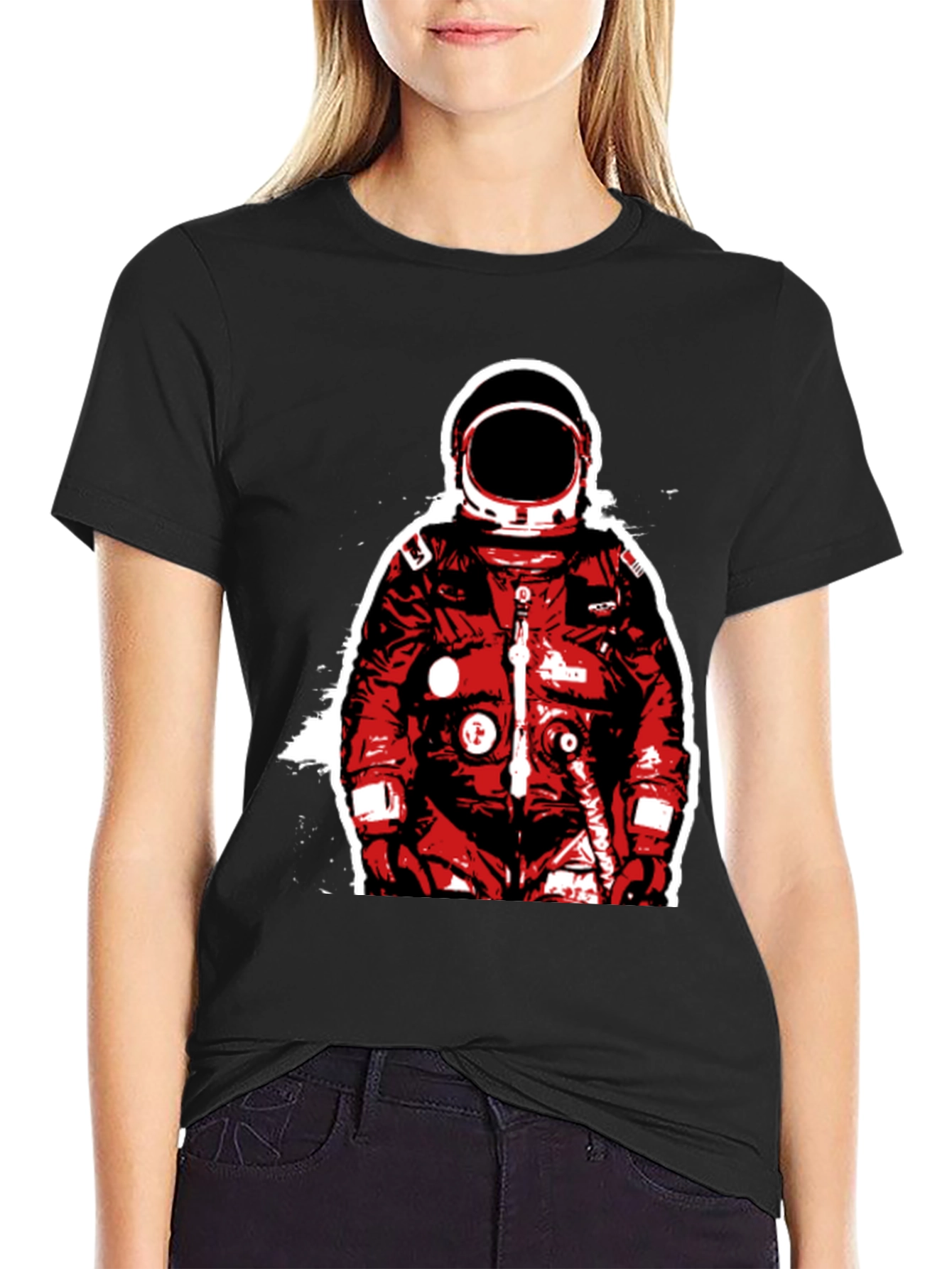Astronaut Graphic T-Shirt - Bold Space Design