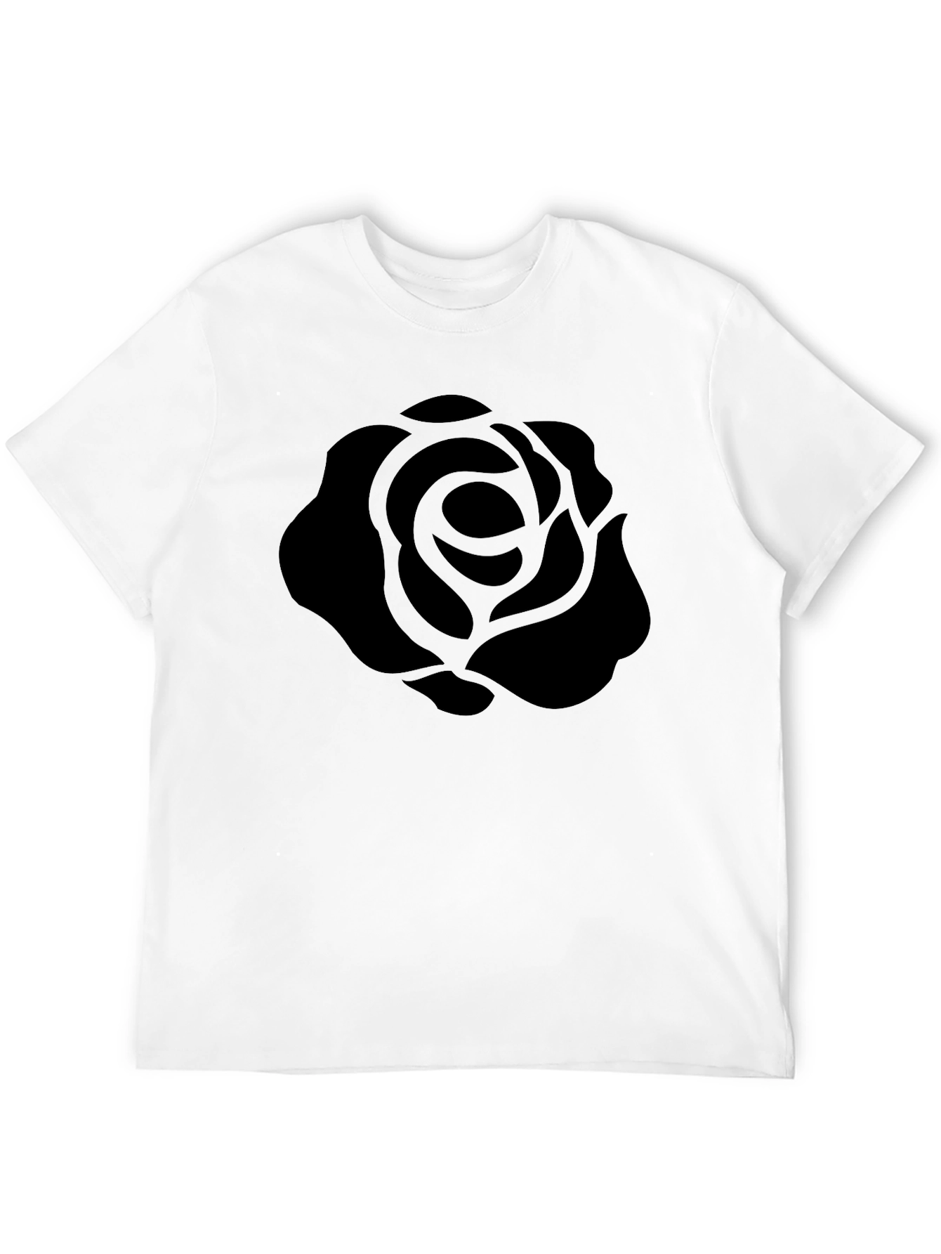Black Rose Graphic T-Shirt - Stylish Mens Tee