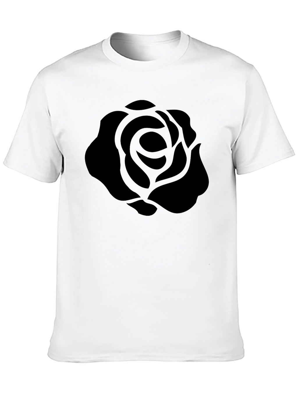 Black Rose Graphic T-Shirt - Stylish Mens Tee