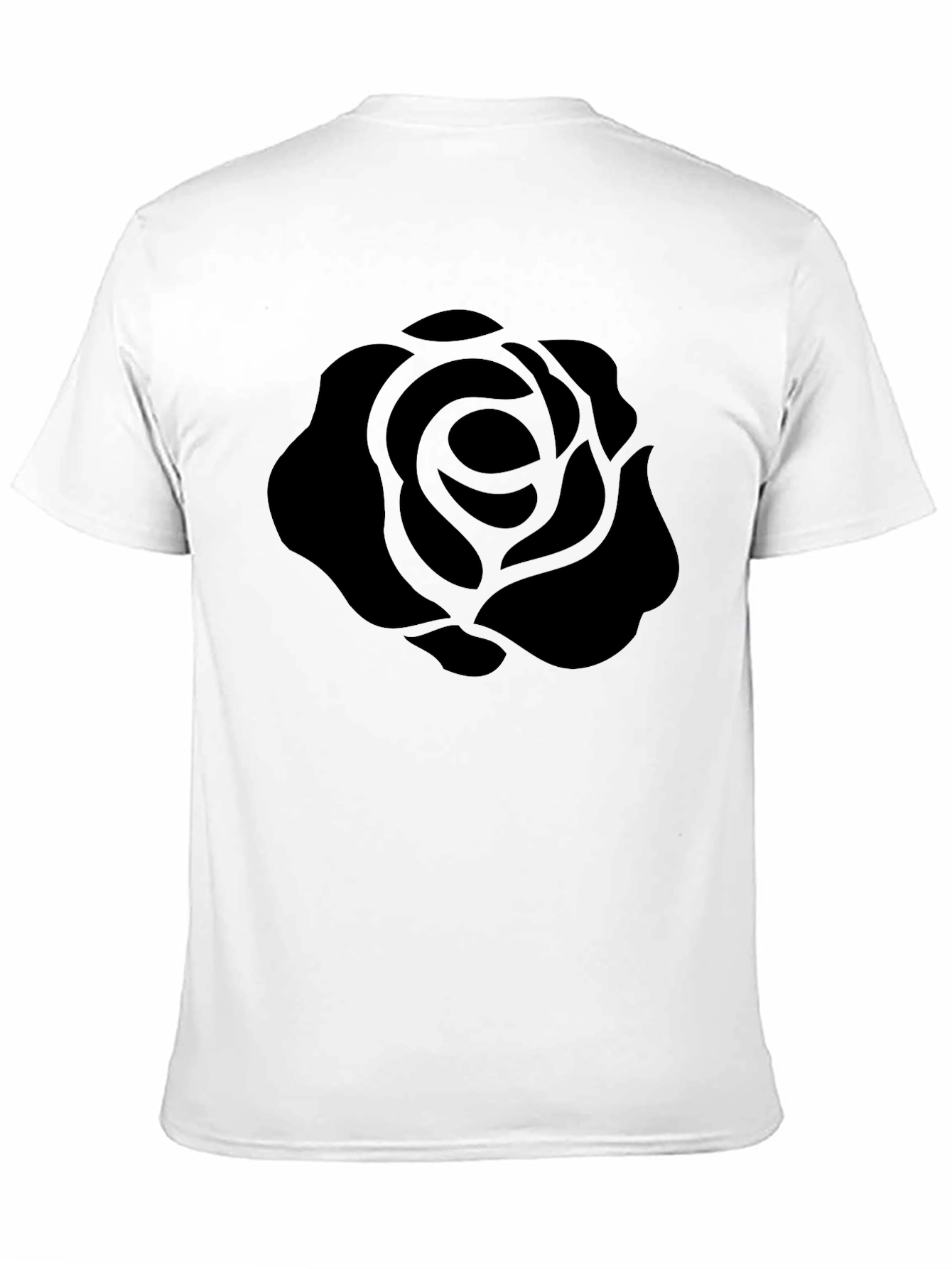 Black Rose Graphic T-Shirt - Stylish Mens Tee