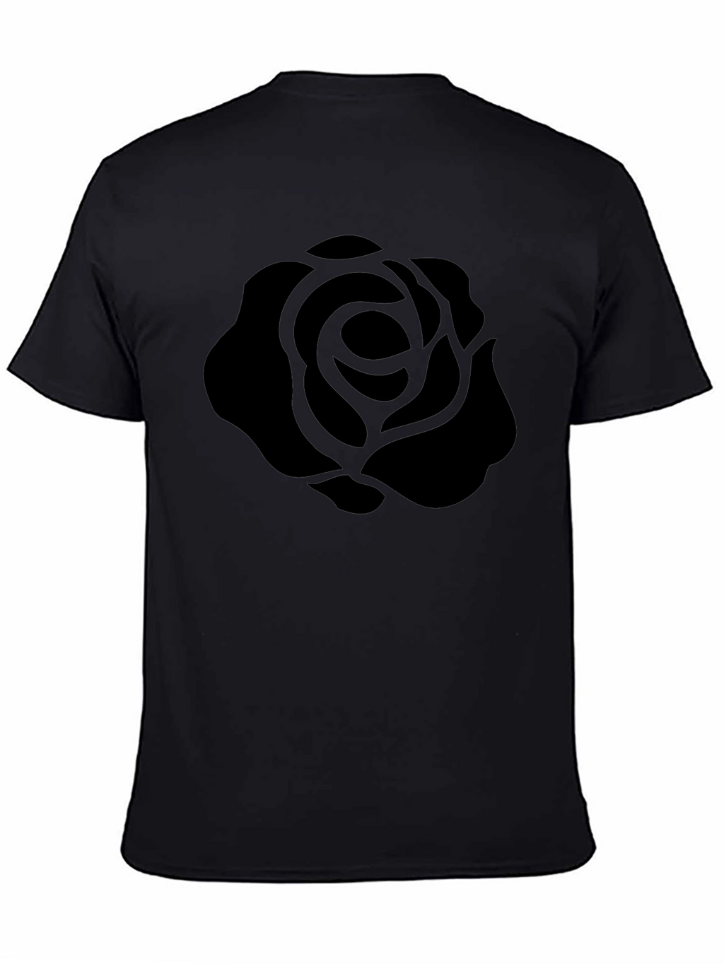 Black Rose Graphic T-Shirt - Stylish Mens Tee