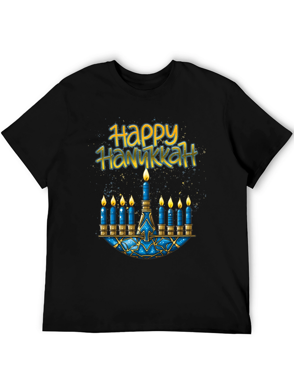 Happy Hanukkah Menorah T-Shirt