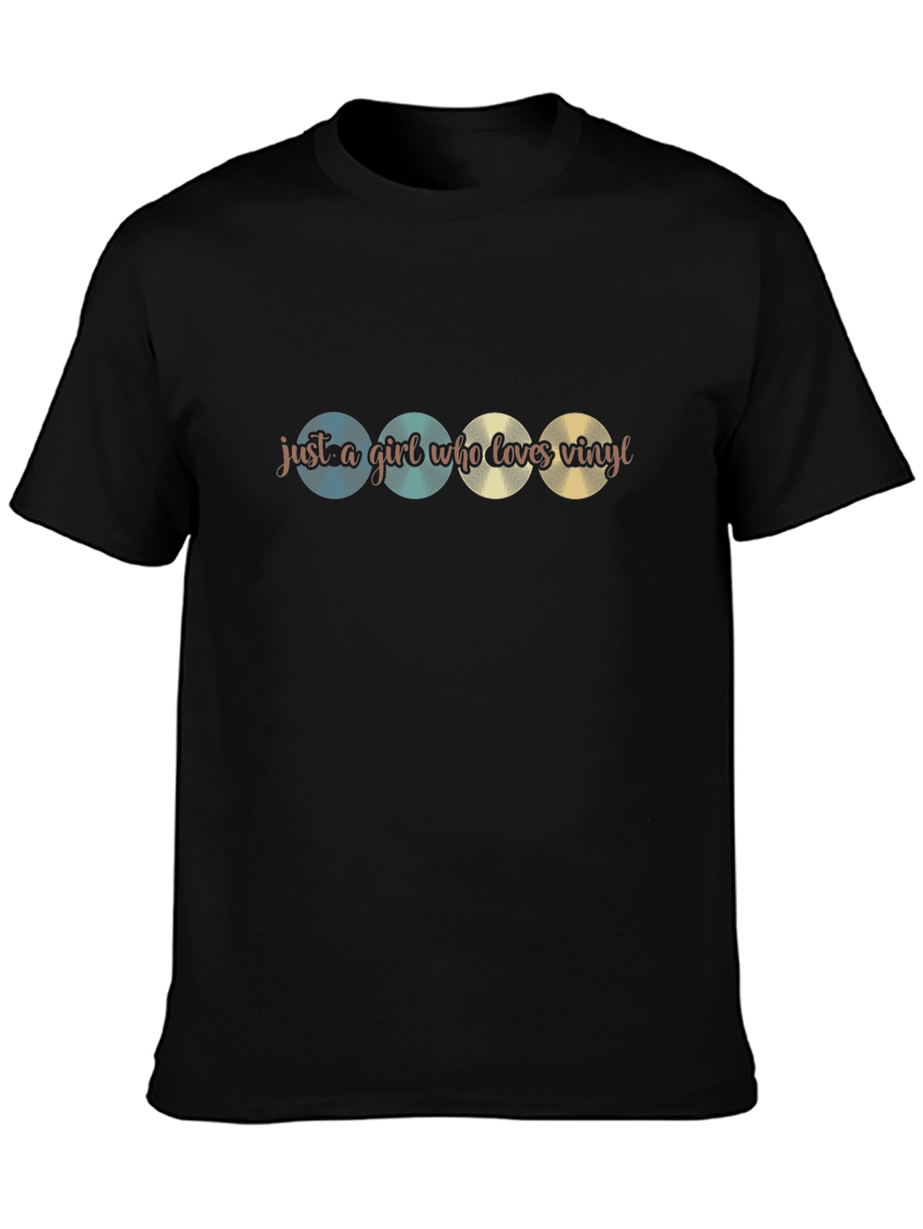 Vinyl Lover Tee - Just a Girl Who Loves Vinyl