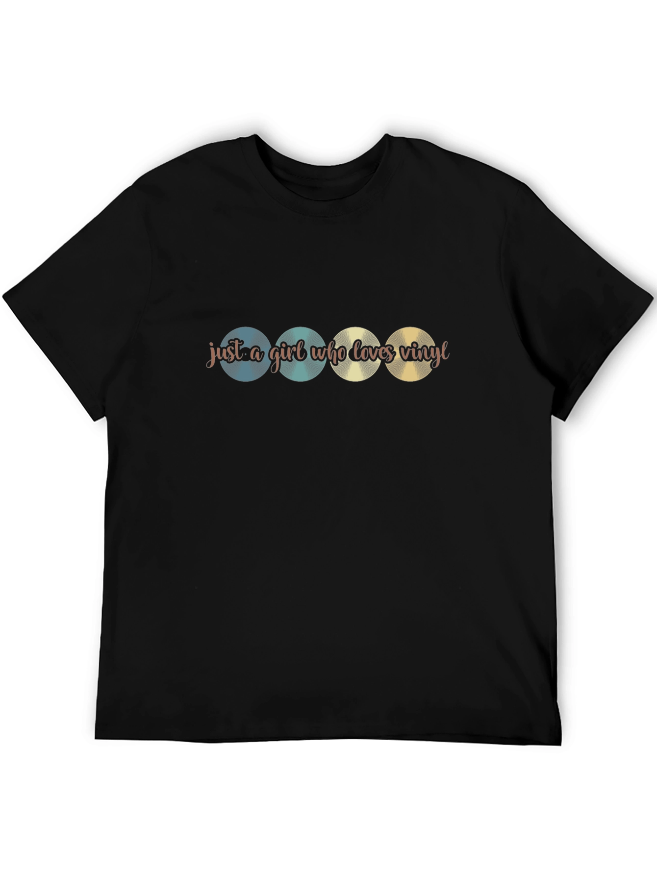 Vinyl Lover Tee - Just a Girl Who Loves Vinyl