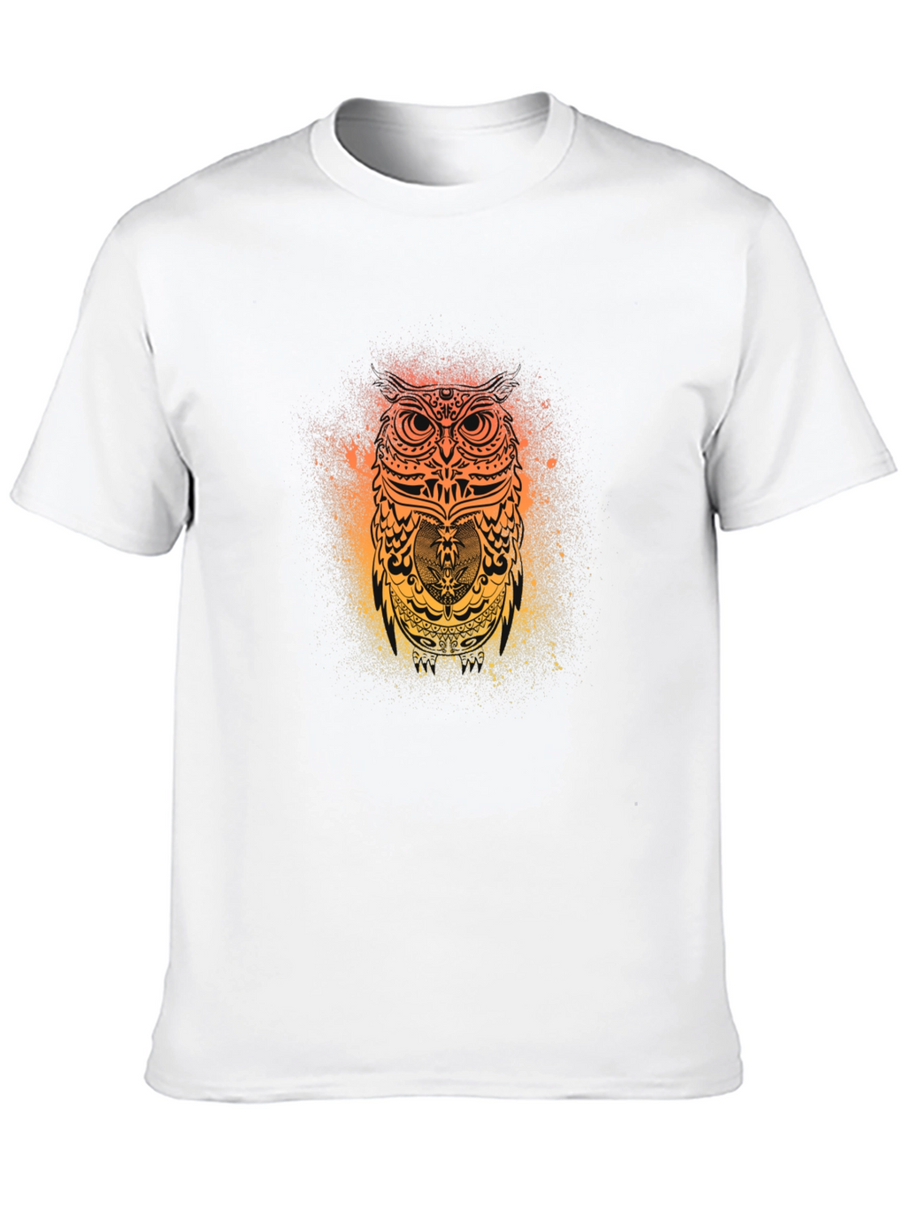 Mystic Owl Graphic Black T-Shirt