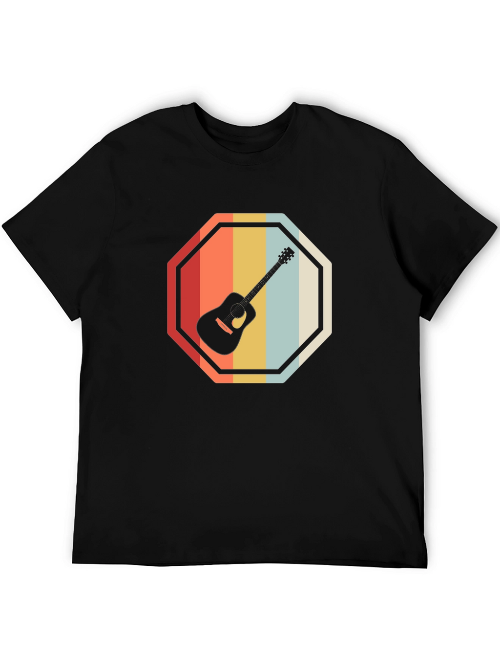 Retro Guitar Graphic Tee