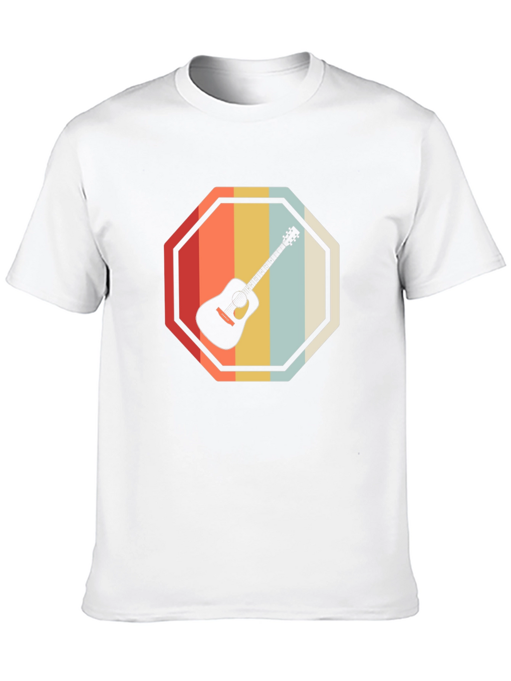 Retro Guitar Graphic Tee