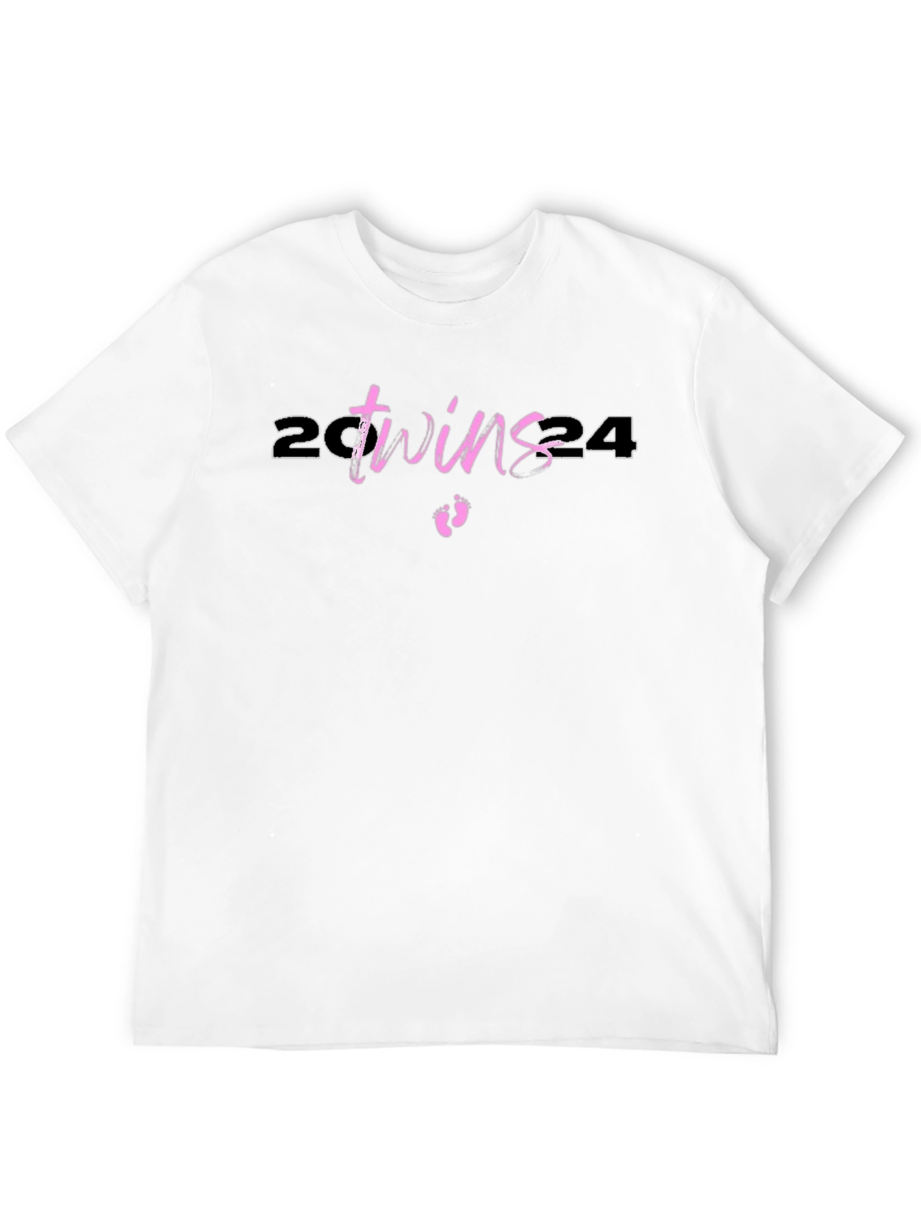 Twins 2024 Baby Announcement T-Shirt