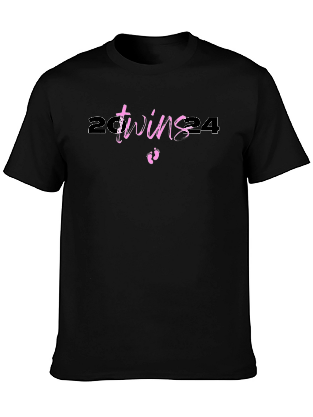 Twins 2024 Baby Announcement T-Shirt
