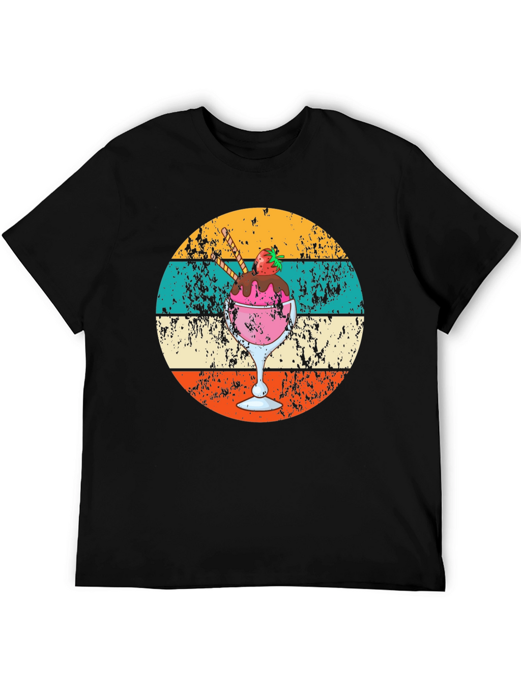 Retro Ice Cream Graphic Tee - Unique Summer Style