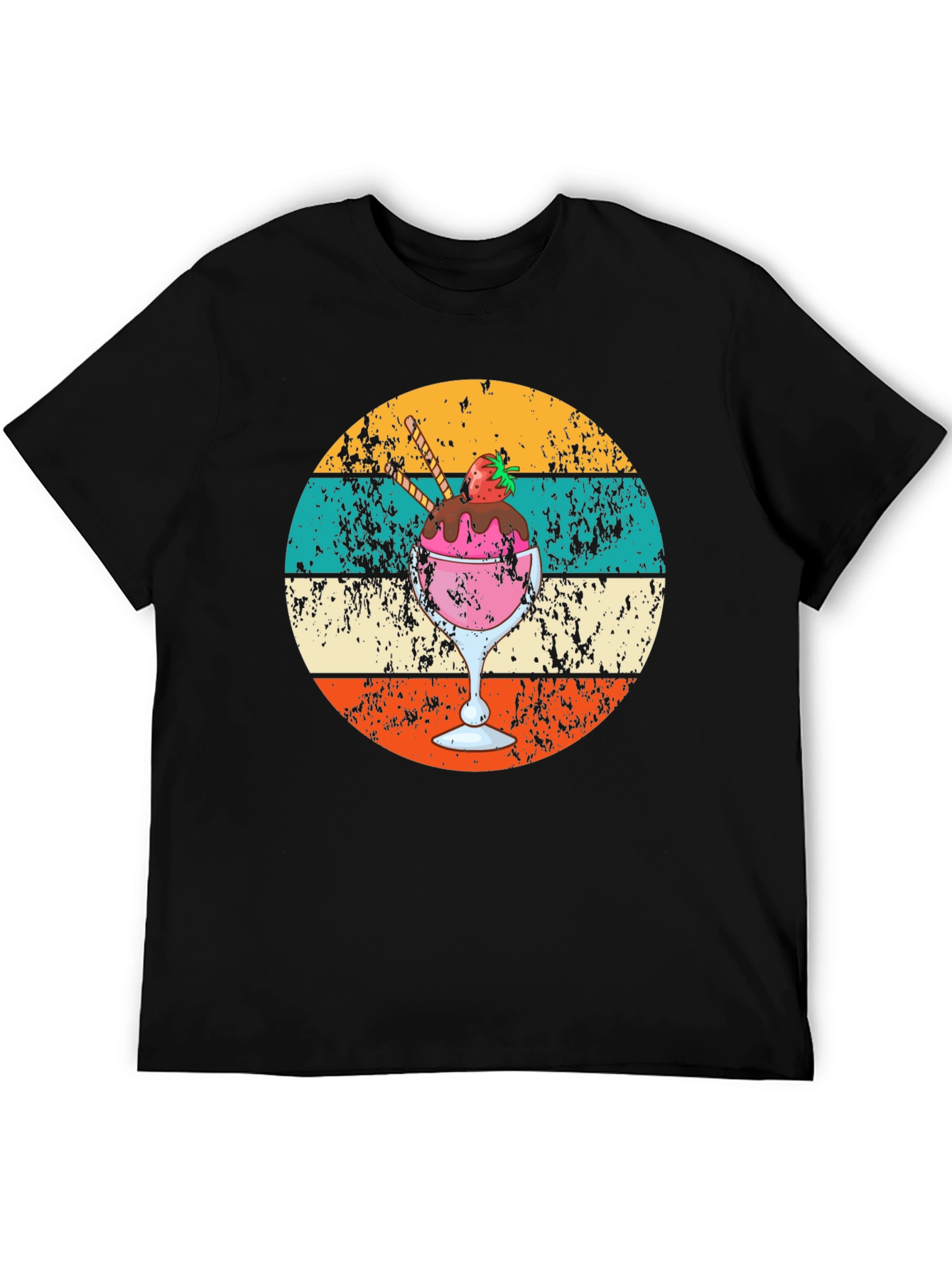 Retro Ice Cream Graphic Tee - Unique Summer Style