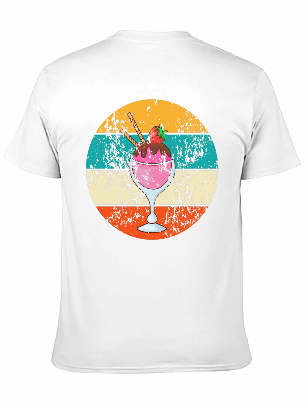 Retro Ice Cream Graphic Tee - Unique Summer Style