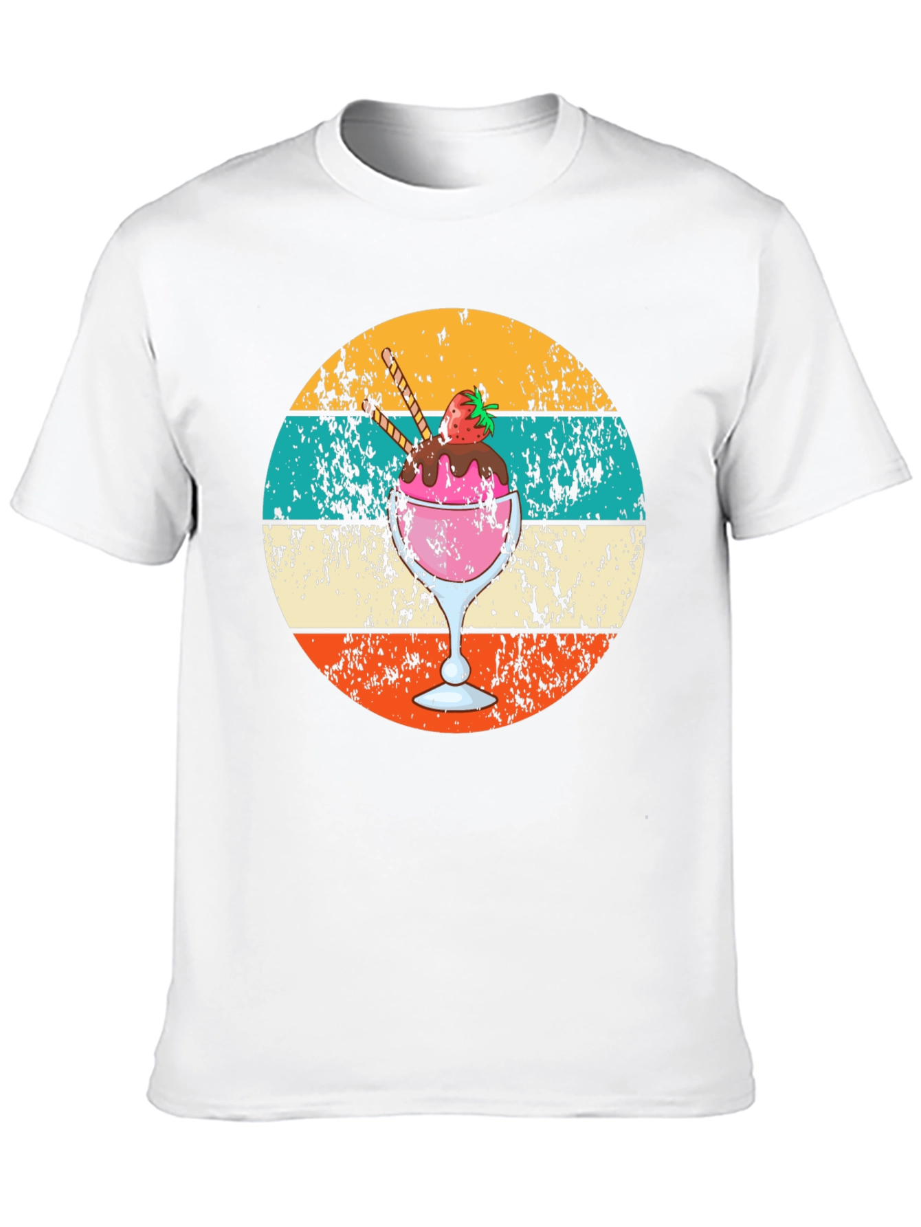 Retro Ice Cream Graphic Tee - Unique Summer Style