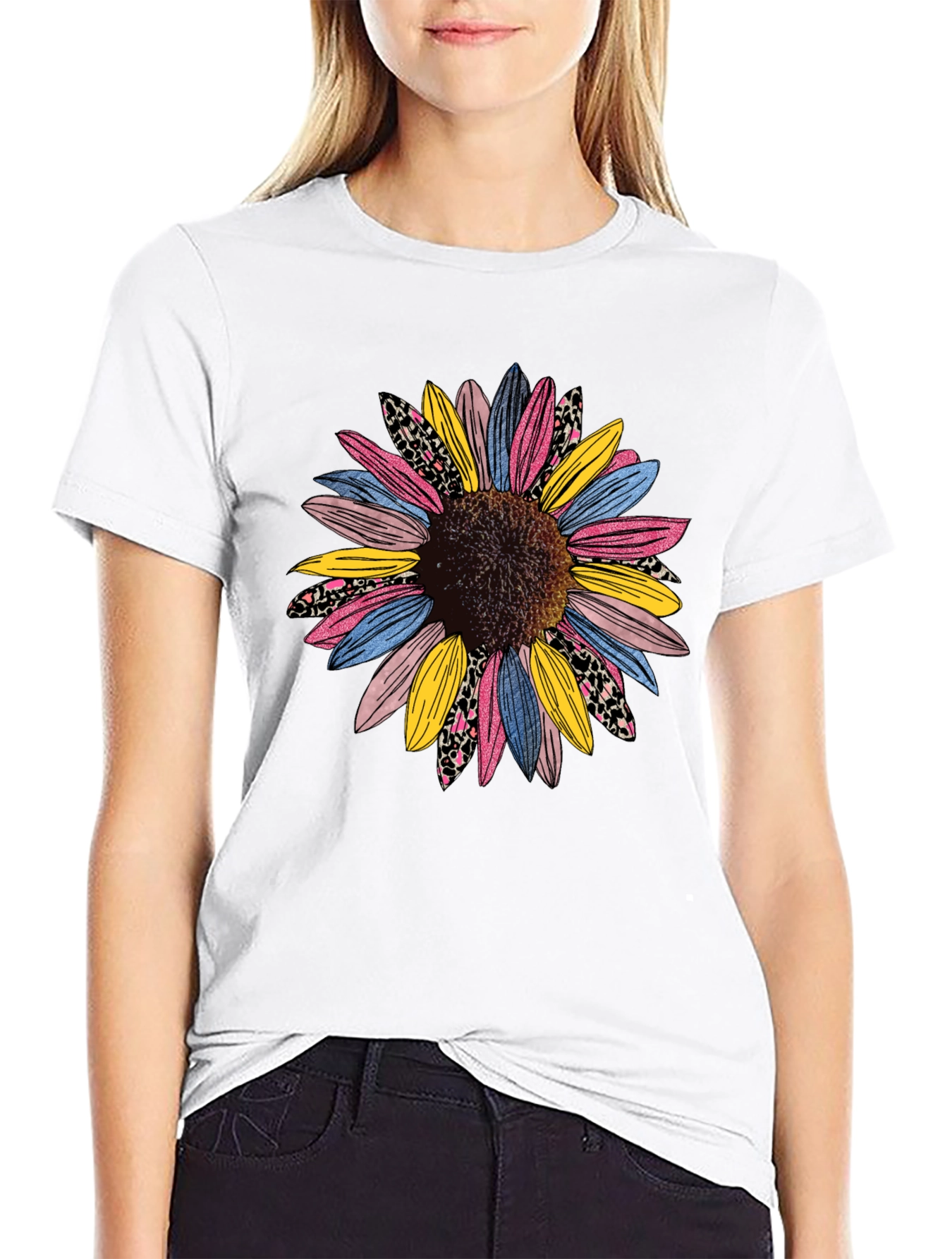 Sunflower Graphic Tee - Trendy Casual Style