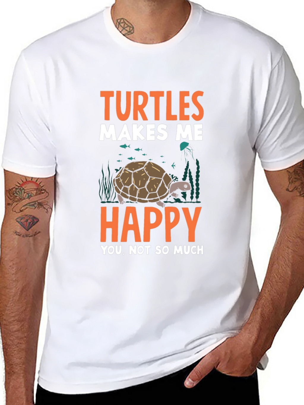 Turtles Make Me Happy Graphic Tee