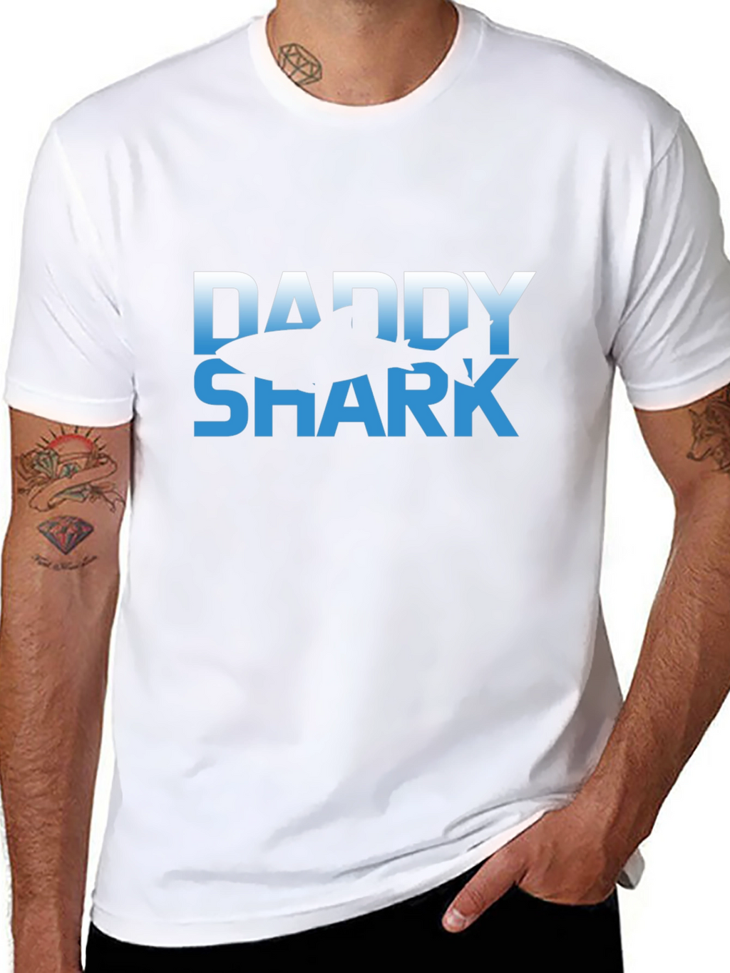 Daddy Shark Graphic Tee - Stylish Comfort