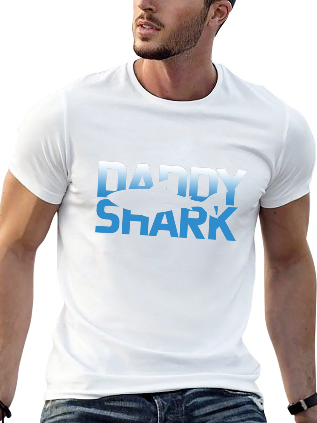 Daddy Shark Graphic Tee - Stylish Comfort
