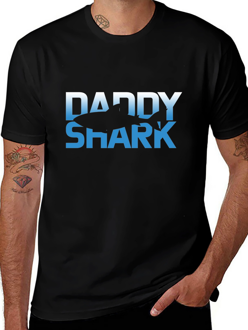 Daddy Shark Graphic Tee - Stylish Comfort