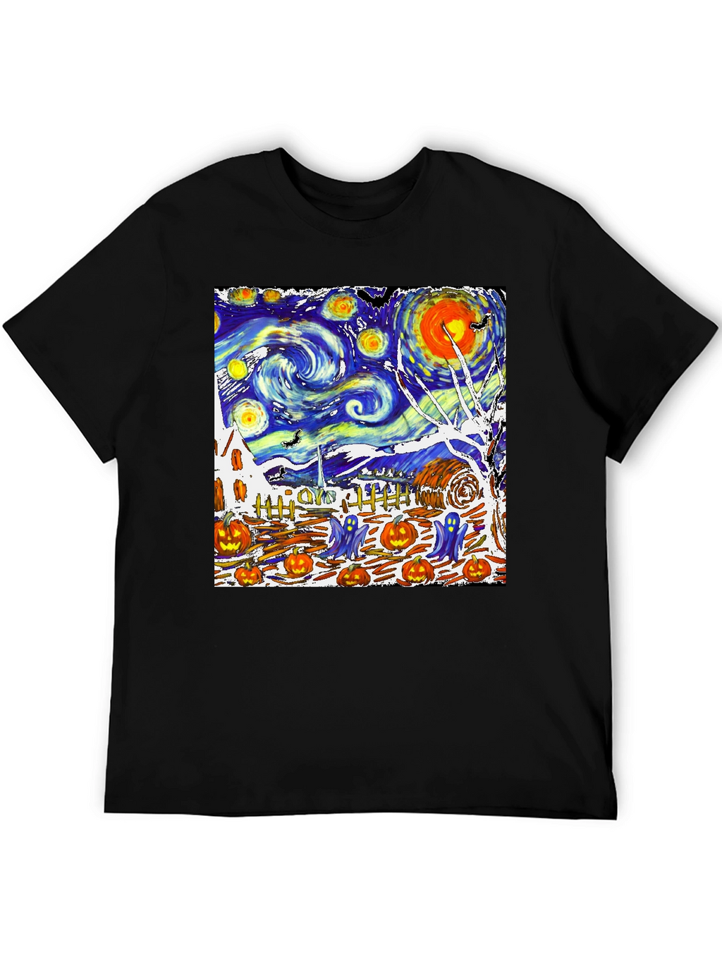 Starry Night Halloween T-Shirt