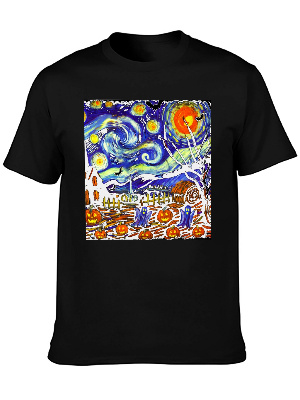 Starry Night Halloween T-Shirt