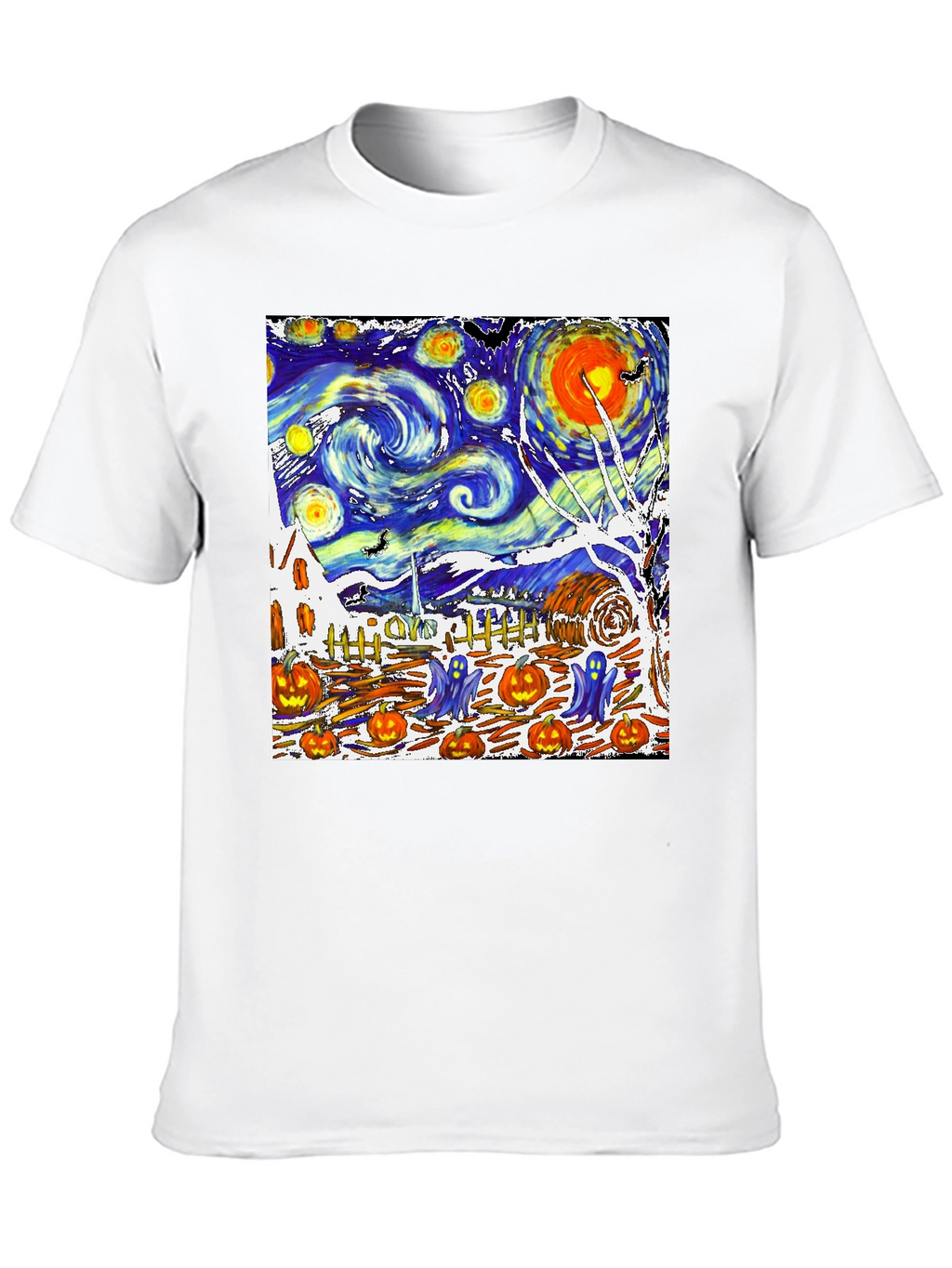 Starry Night Halloween T-Shirt