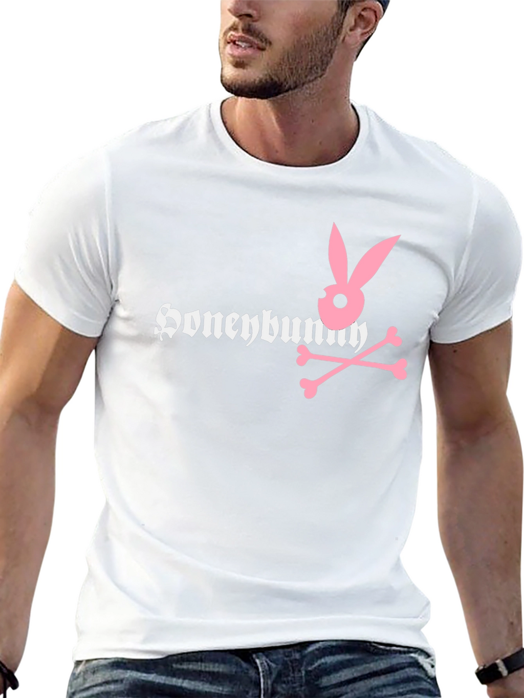 Honey Bunny Black T-Shirt