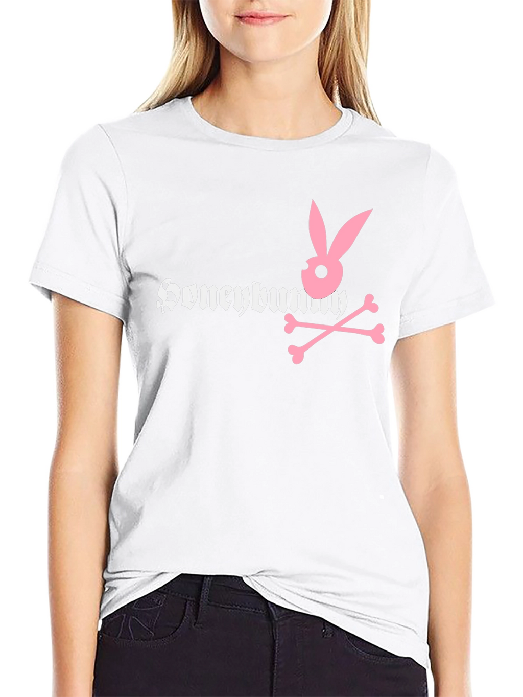 Honey Bunny Black T-Shirt