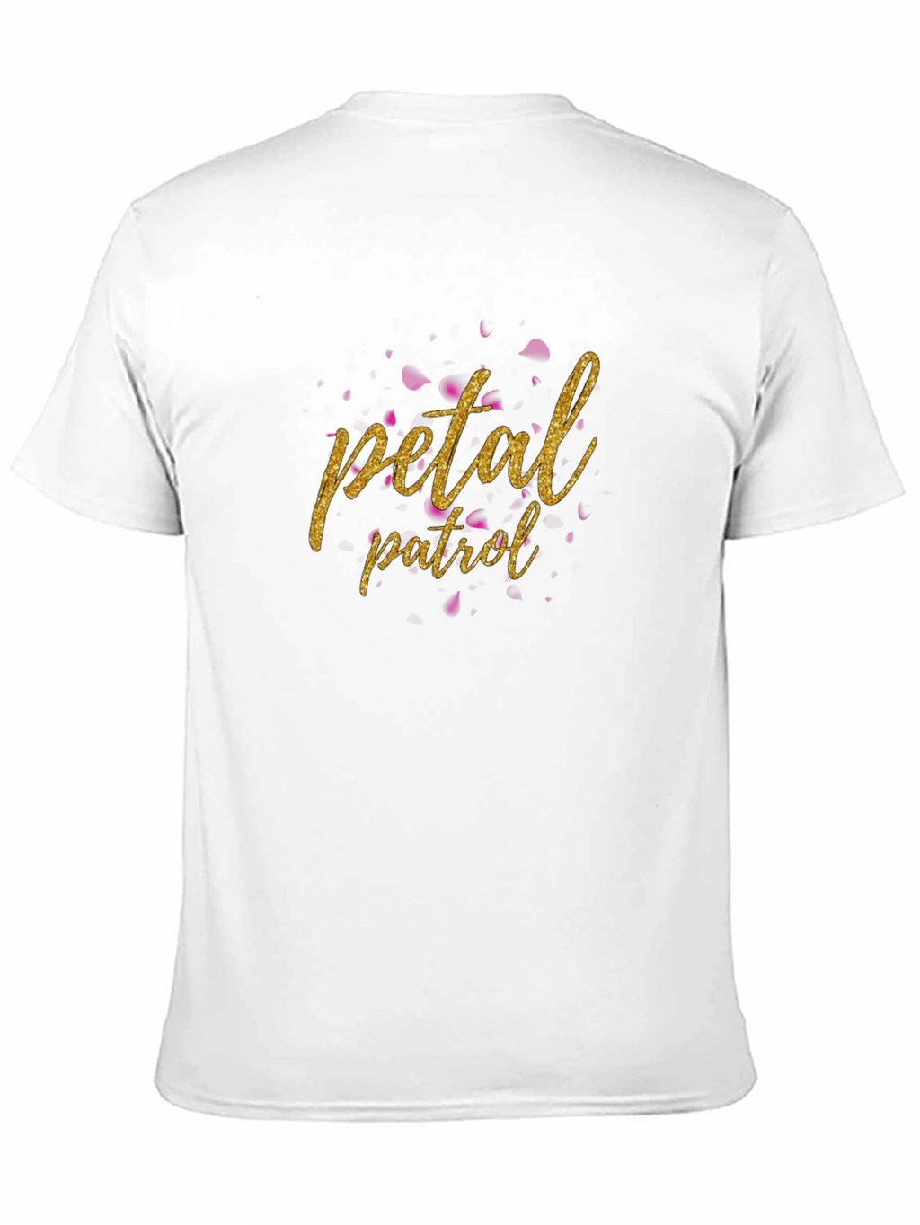 Petal Patrol Graphic Tee - Black Cotton T-Shirt