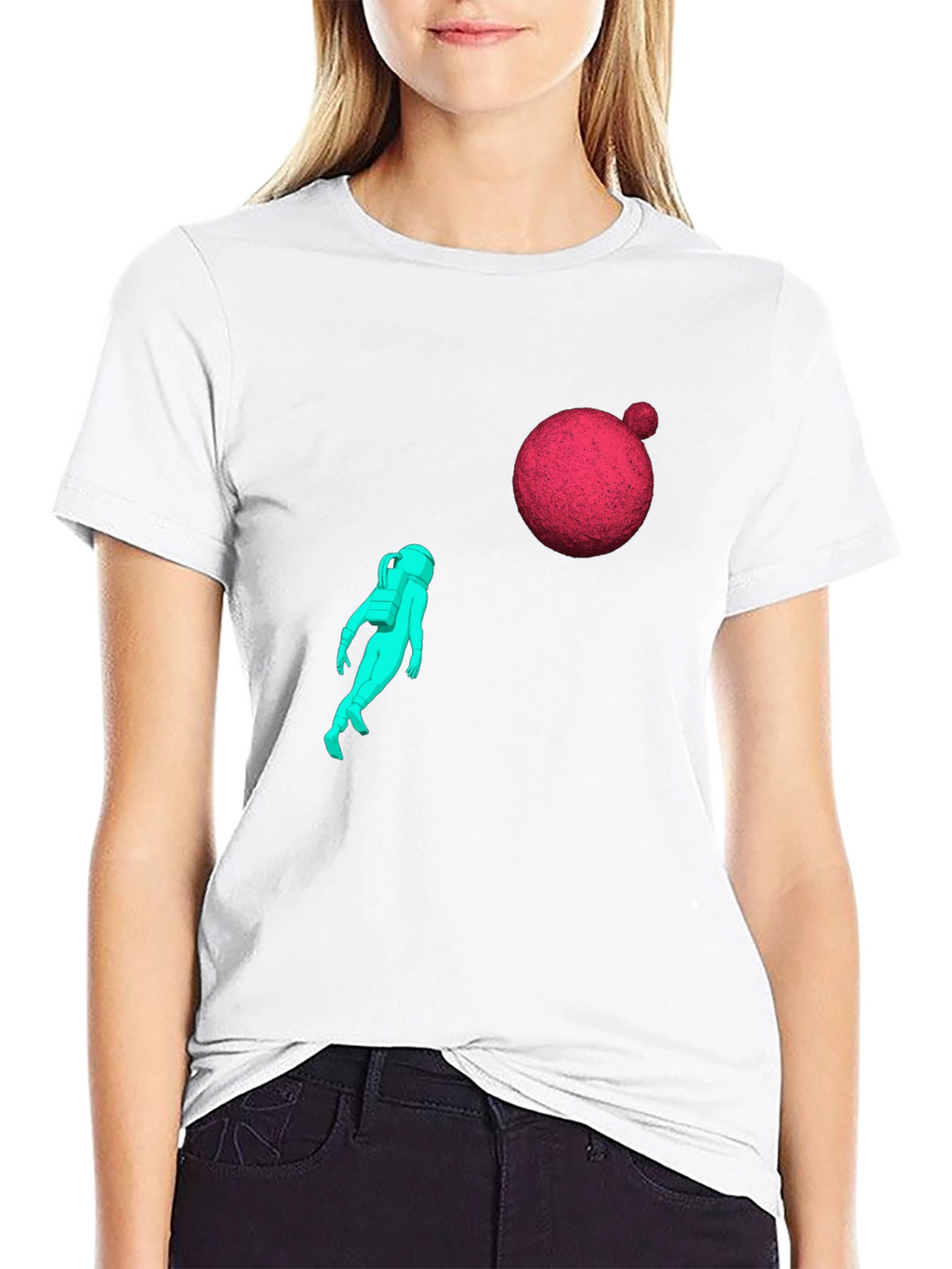 Astronaut Graphic Tee - Black