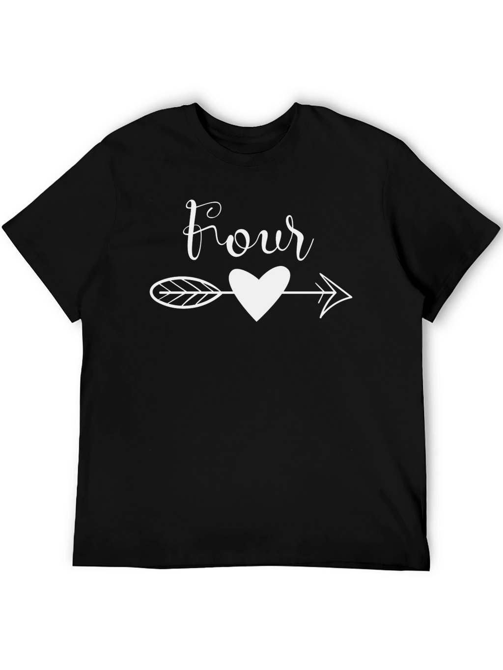 Four Arrow Heart T-Shirt - Birthday Party Tee
