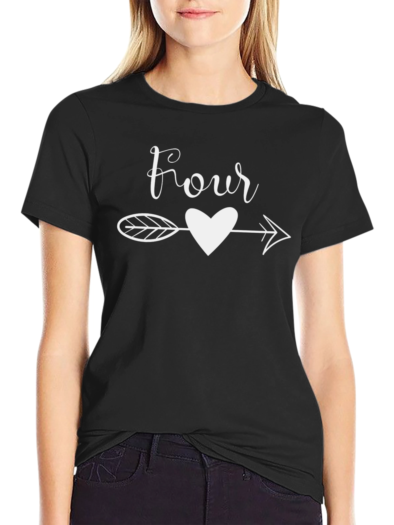 Four Arrow Heart T-Shirt - Birthday Party Tee
