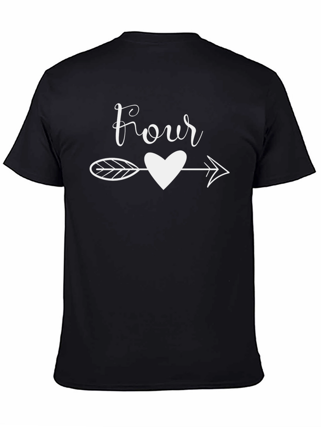 Four Arrow Heart T-Shirt - Birthday Party Tee
