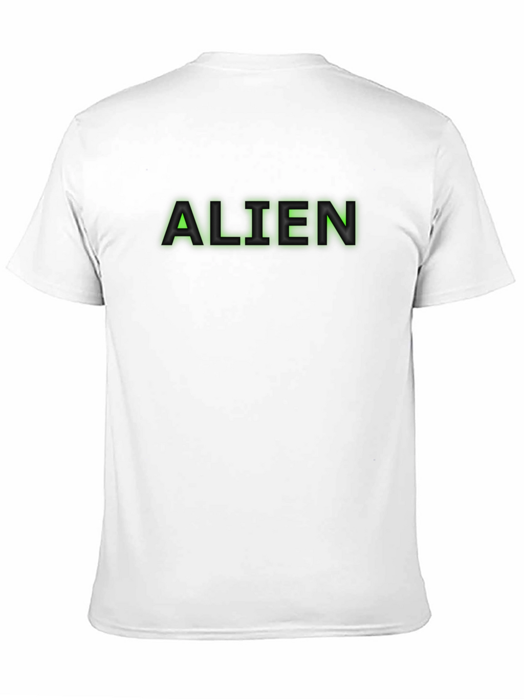 Alien Text Black T-Shirt
