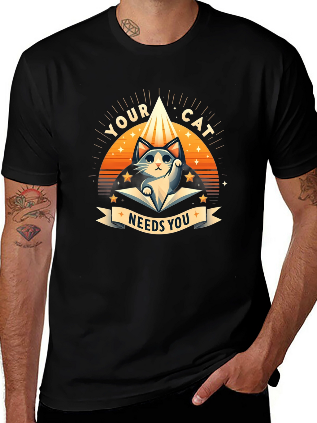Your Cat Needs You - Graphic Tee