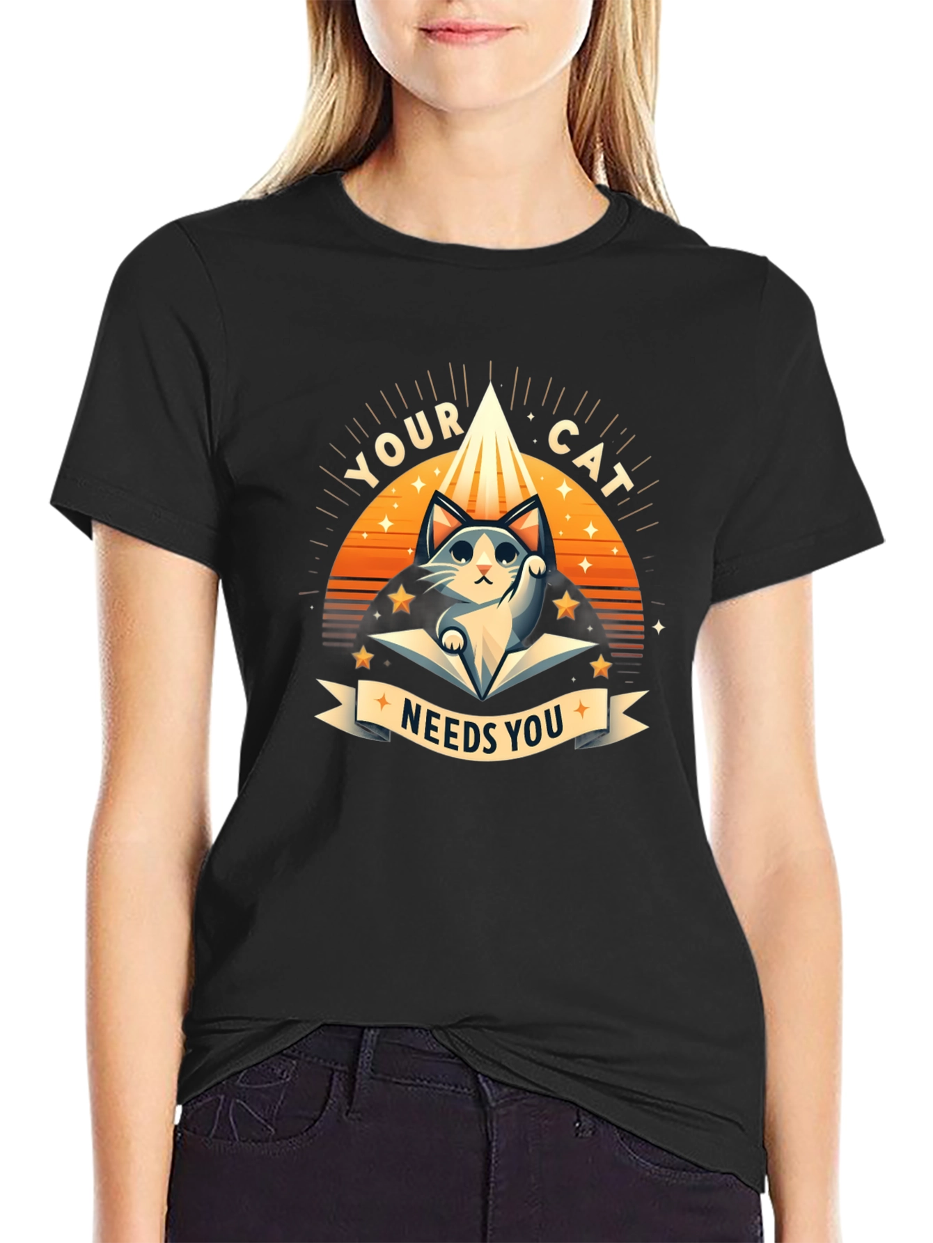 Your Cat Needs You - Graphic Tee