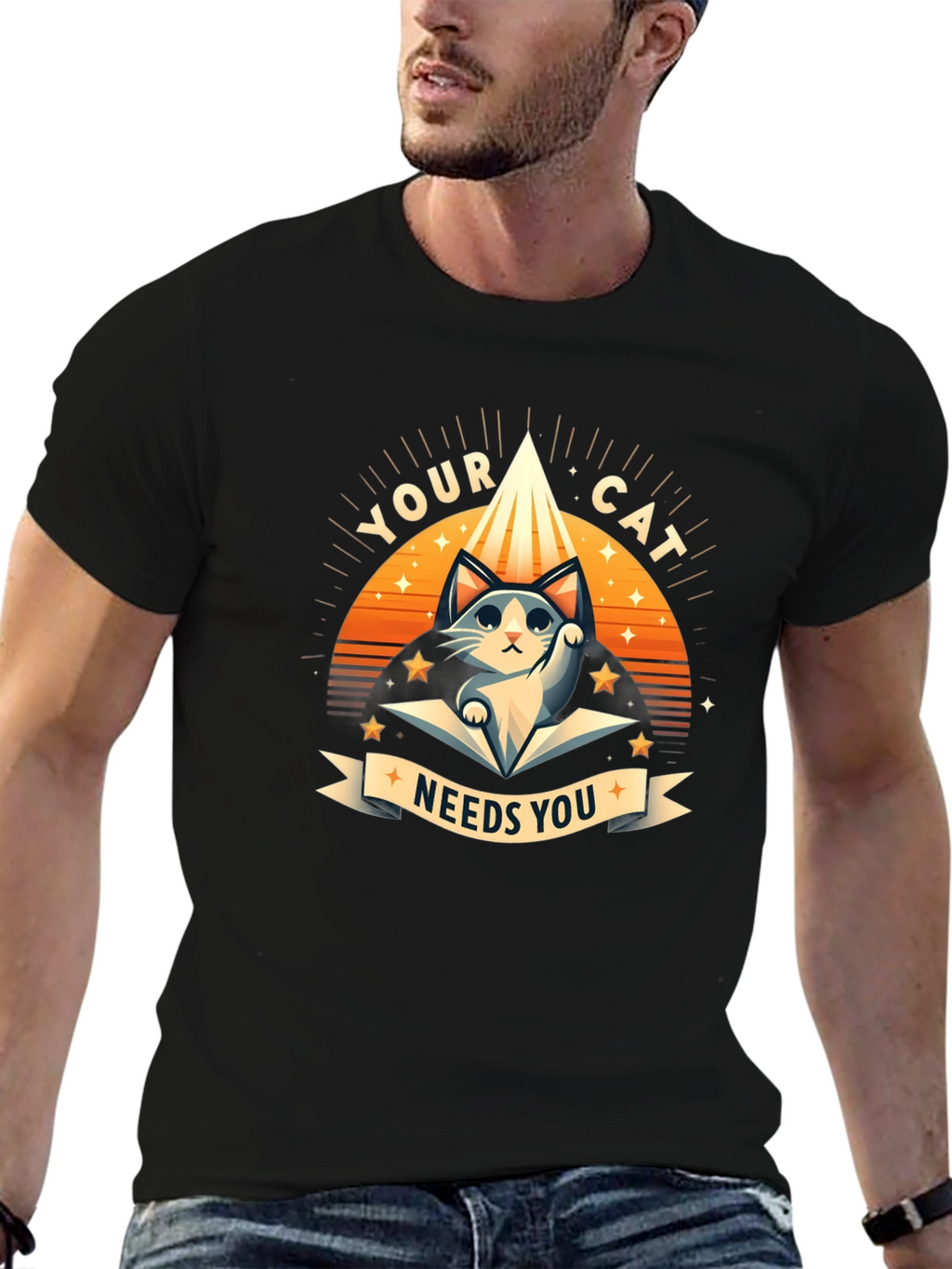 Your Cat Needs You - Graphic Tee