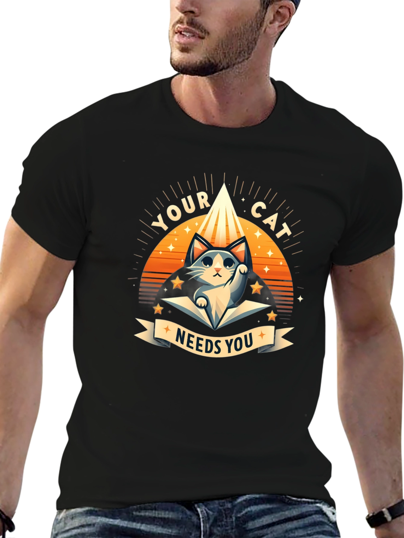 Your Cat Needs You - Graphic Tee