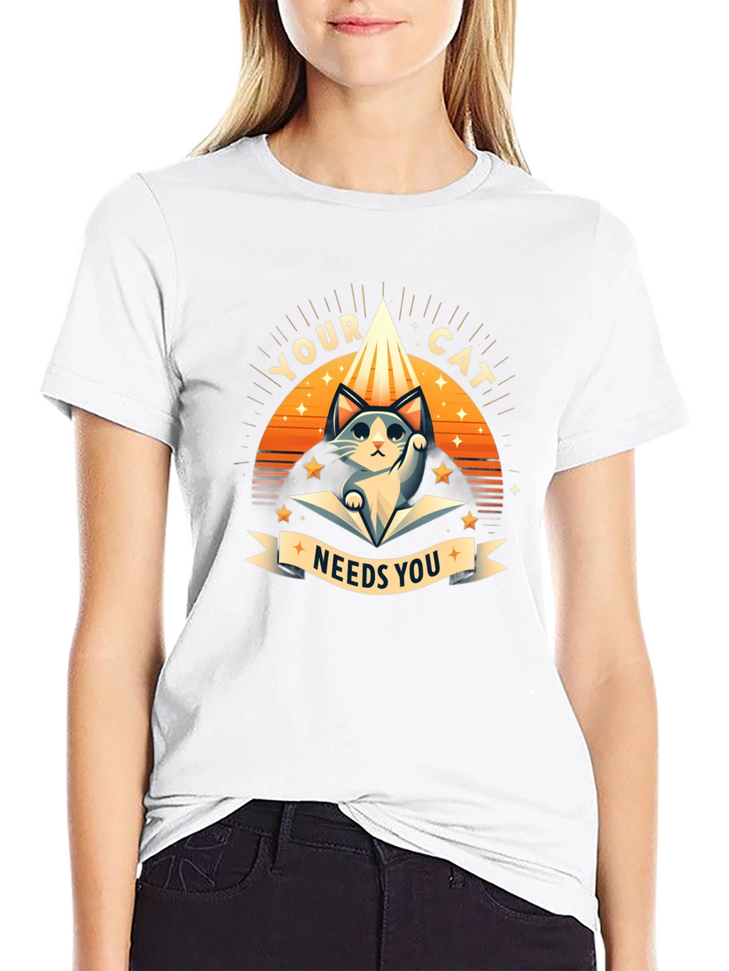 Your Cat Needs You - Graphic Tee