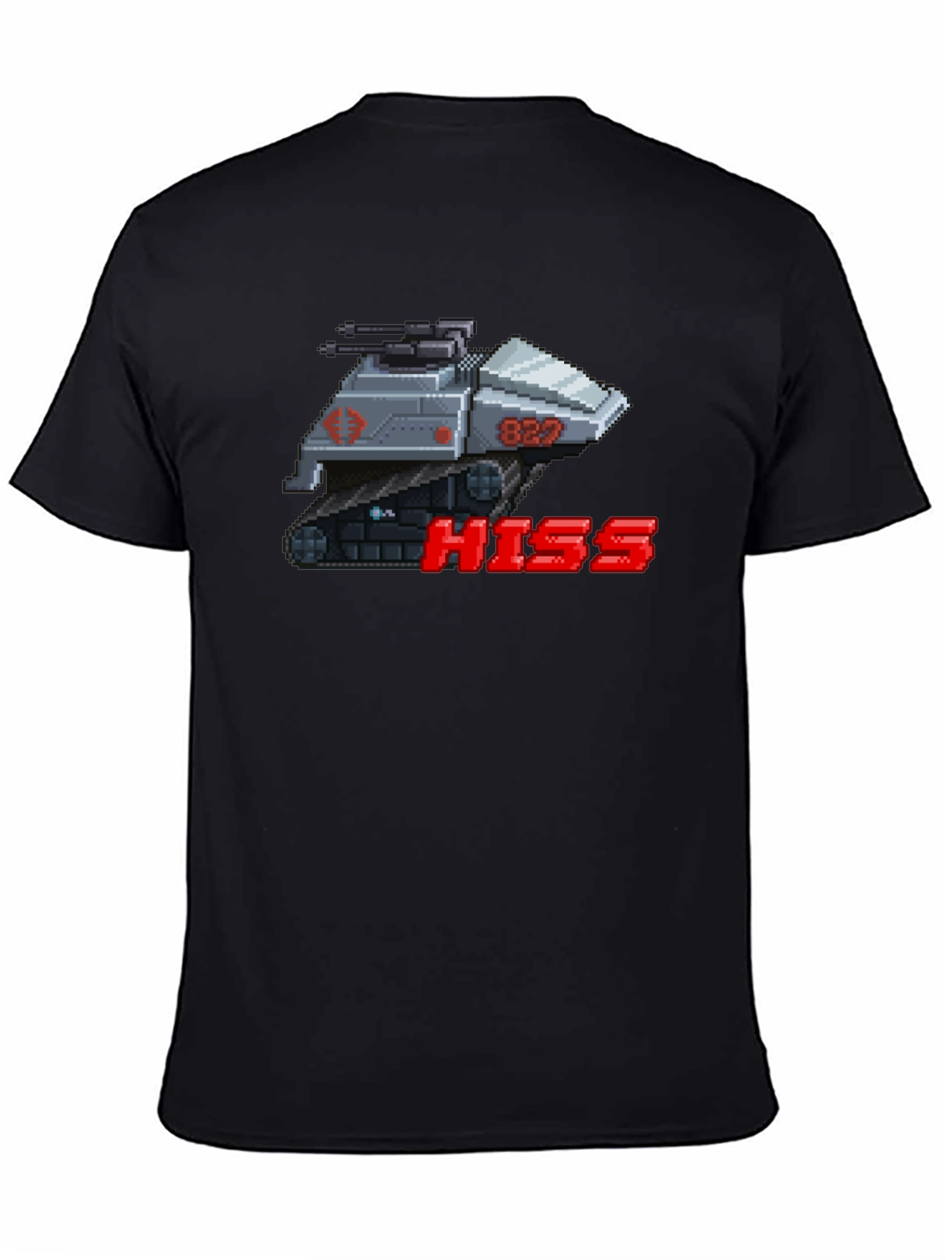 Pixel Art HISS Tank T-Shirt - Cobra Vehicle Tee