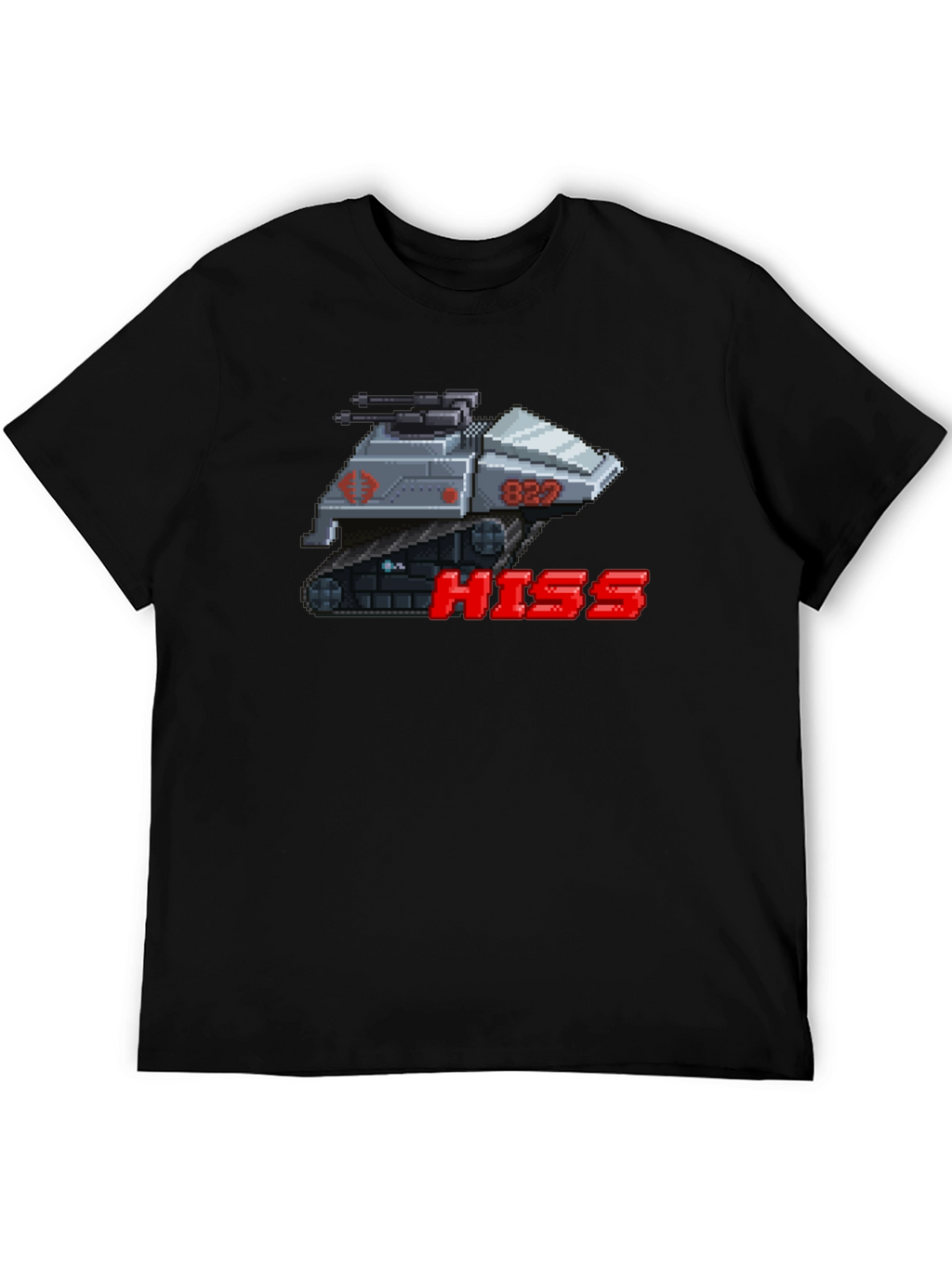 Pixel Art HISS Tank T-Shirt - Cobra Vehicle Tee