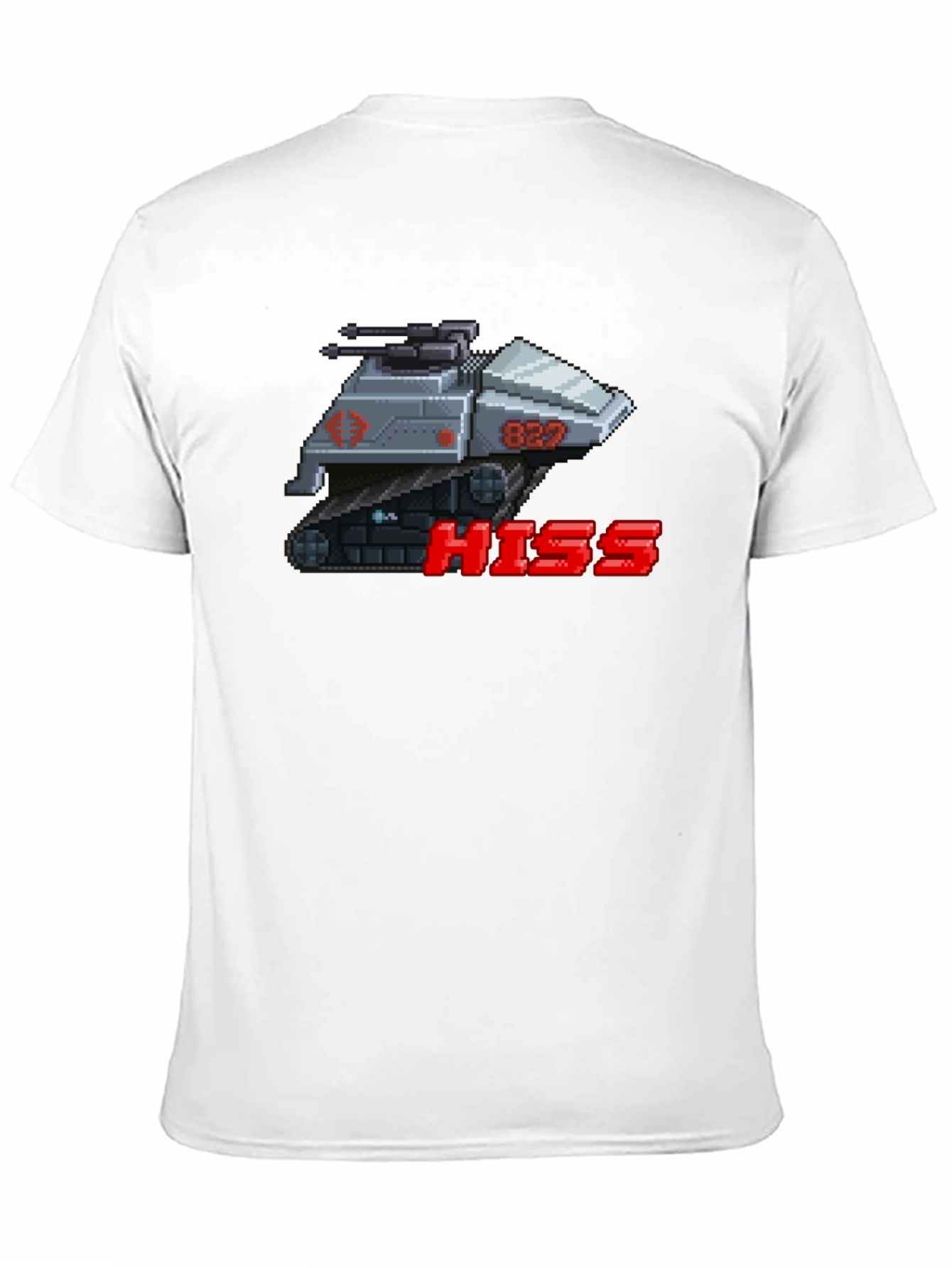 Pixel Art HISS Tank T-Shirt - Cobra Vehicle Tee