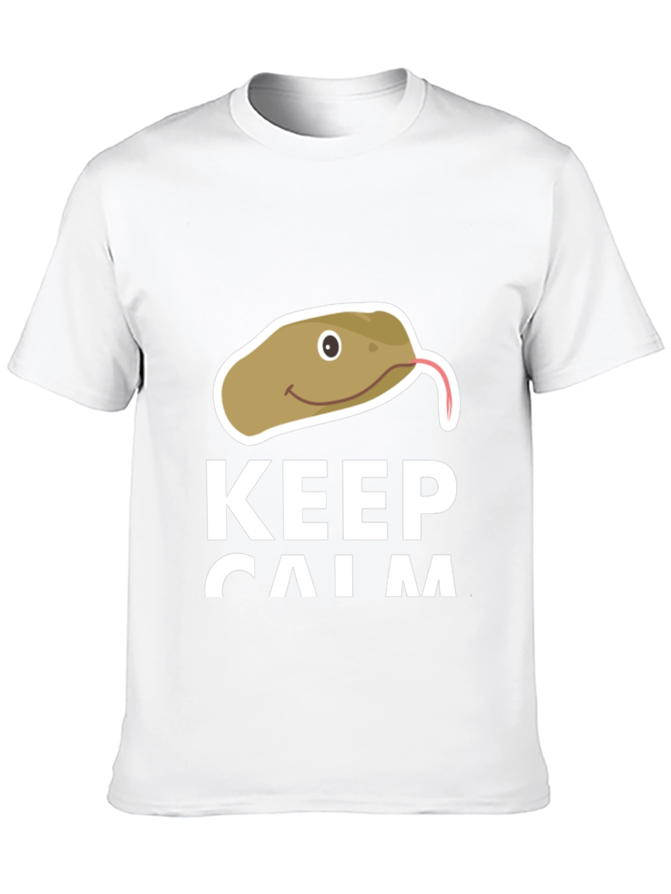 Keep Calm Snake T-Shirt - Funny Novelty Tee