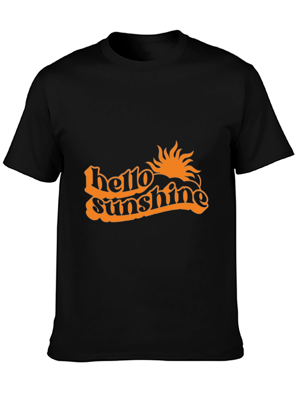 Hello Sunshine Graphic Tee - Black