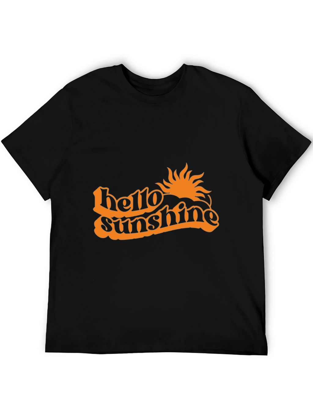 Hello Sunshine Graphic Tee - Black