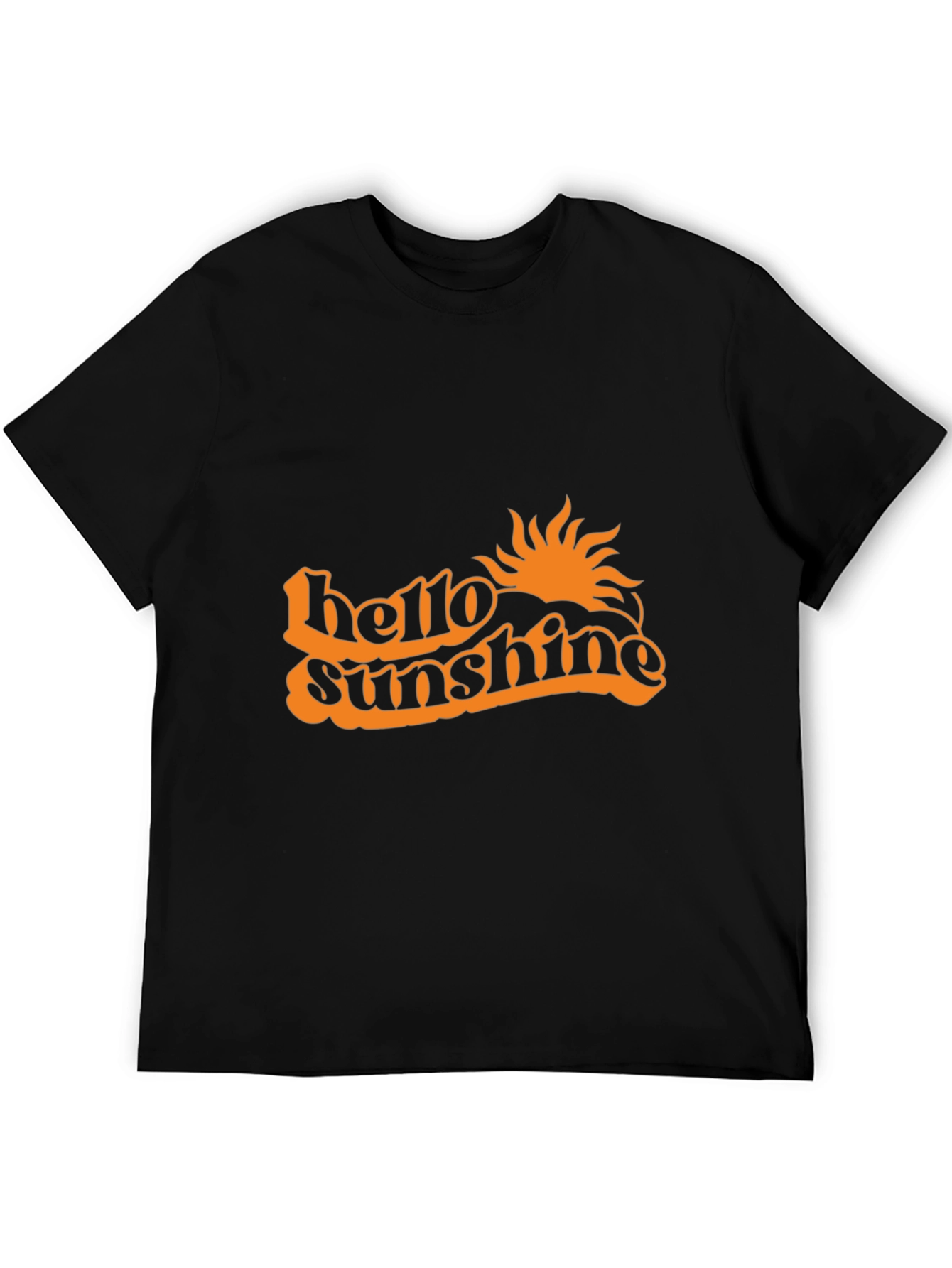 Hello Sunshine Graphic Tee - Black